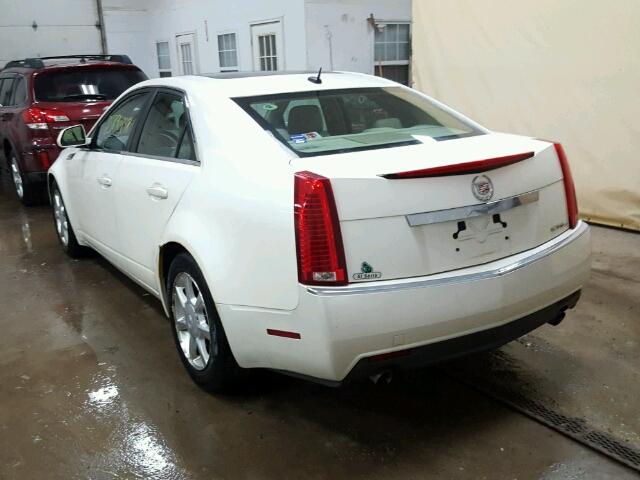 1G6DG577880136307 - 2008 CADILLAC CTS WHITE photo 3