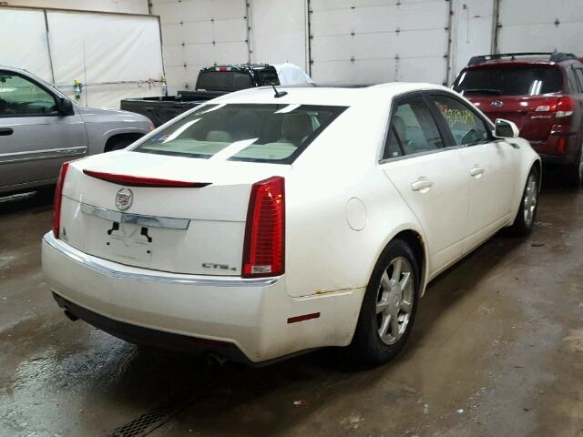 1G6DG577880136307 - 2008 CADILLAC CTS WHITE photo 4