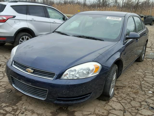 2G1WB58K581315635 - 2008 CHEVROLET IMPALA LS BLUE photo 2