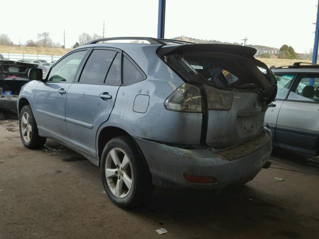 JTJHA31U140019226 - 2004 LEXUS RX 330 BLUE photo 3