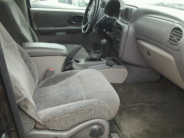 1GNDT13S032375690 - 2003 CHEVROLET TRAILBLAZE GRAY photo 5