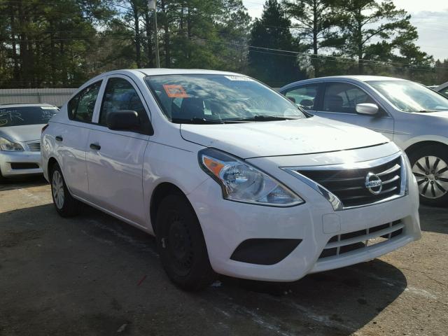 3N1CN7AP2FL880118 - 2015 NISSAN VERSA S WHITE photo 1