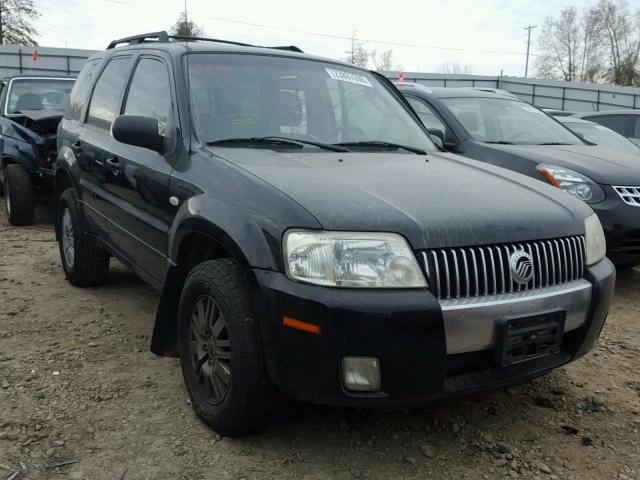 4M2YU56146DJ03695 - 2006 MERCURY MARINER BLACK photo 1