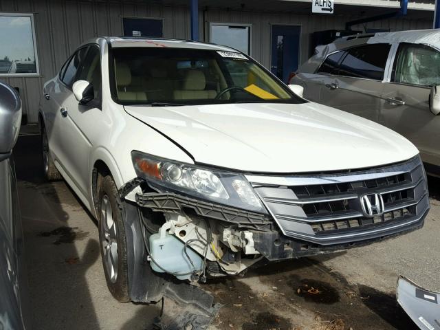 5J6TF2H57AL006931 - 2010 HONDA ACCORD CRO WHITE photo 1