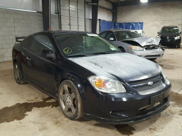 1G1AP12P457622351 - 2005 CHEVROLET COBALT SS BLACK photo 1