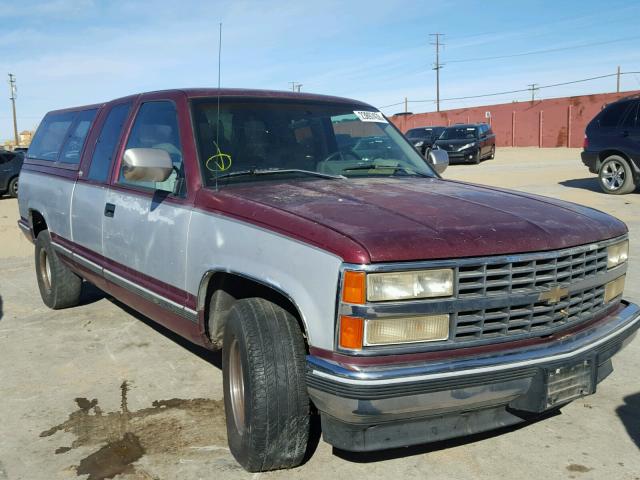 2GCEC19K0P1144119 - 1993 CHEVROLET GMT-400 C1 RED photo 1