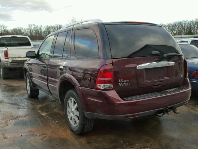 5GADT13S362357859 - 2006 BUICK RAINIER CX RED photo 3