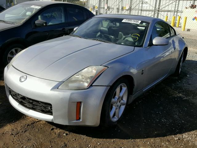 JN1AZ34E73T005395 - 2003 NISSAN 350Z COUPE SILVER photo 2