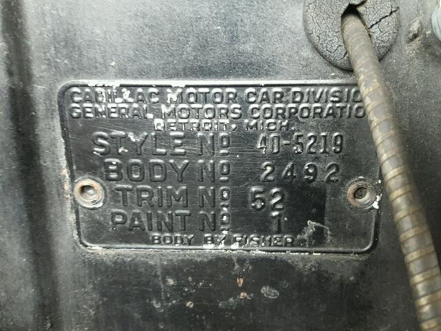 4322999 - 1940 CADILLAC LASALLE შავი ფოტო 10