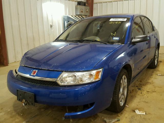 1G8AK52F94Z150195 - 2004 SATURN ION LEVEL BLUE photo 2