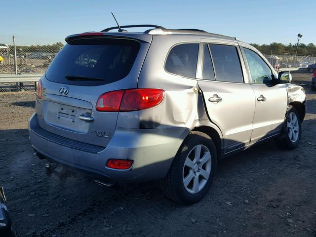 5NMSH73EX7H115555 - 2007 HYUNDAI SANTA FE S GRAY photo 4