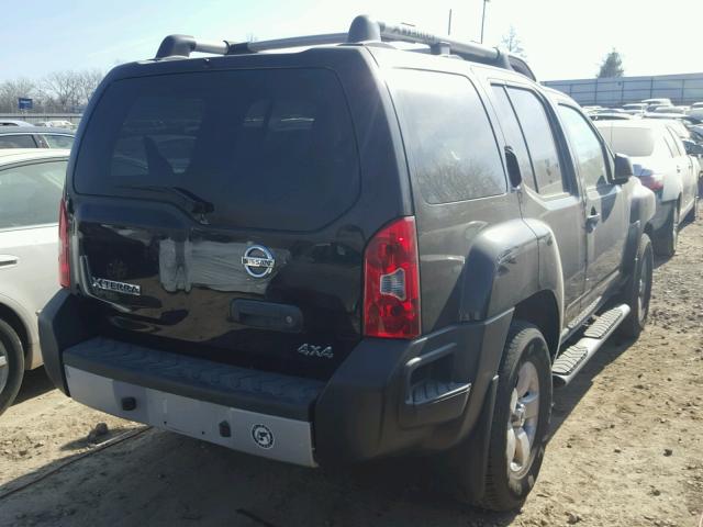 5N1AN08W79C512828 - 2009 NISSAN XTERRA OFF BLACK photo 4