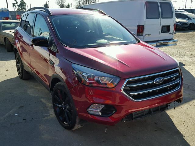 1FMCU0GD5HUA04281 - 2017 FORD ESCAPE SE BURGUNDY photo 1