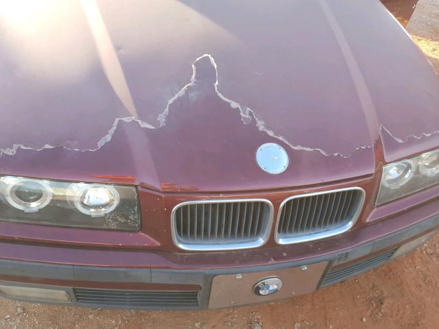 WBACA5321RFG11363 - 1994 BMW 318 I MAROON photo 7