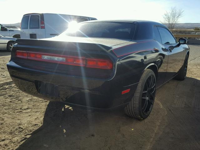 2B3CJ4DVXAH240646 - 2010 DODGE CHALLENGER BLACK photo 4