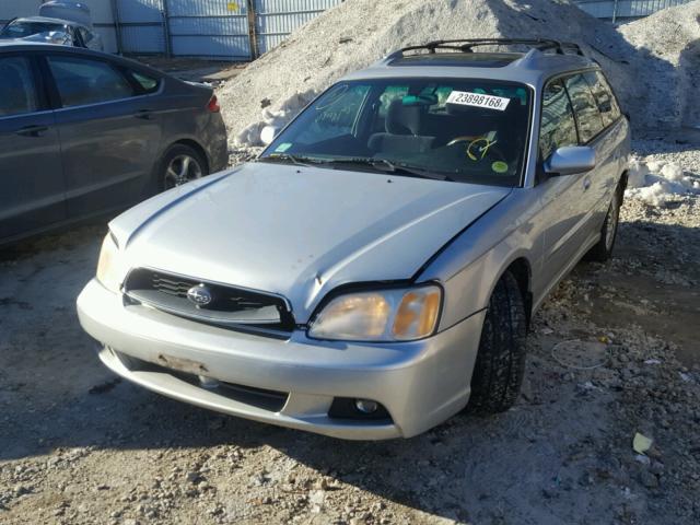 4S3BH635937310641 - 2003 SUBARU LEGACY L WHITE photo 2