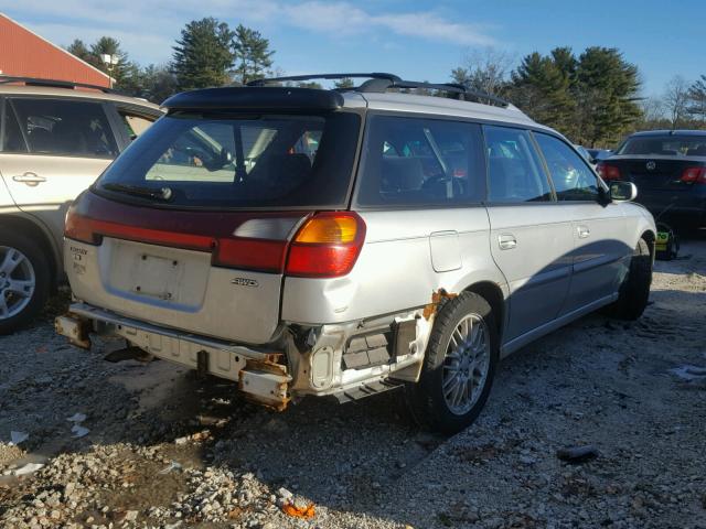 4S3BH635937310641 - 2003 SUBARU LEGACY L WHITE photo 4