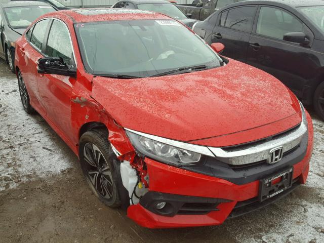 2HGFC1F72HH643504 - 2017 HONDA CIVIC EXL RED photo 1