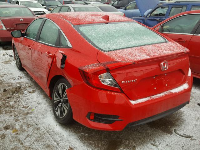 2HGFC1F72HH643504 - 2017 HONDA CIVIC EXL RED photo 3