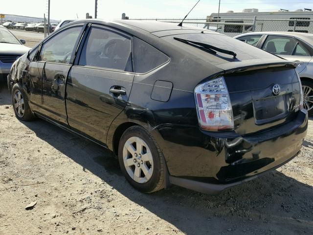 JTDKB20U863133355 - 2006 TOYOTA PRIUS BLACK photo 3