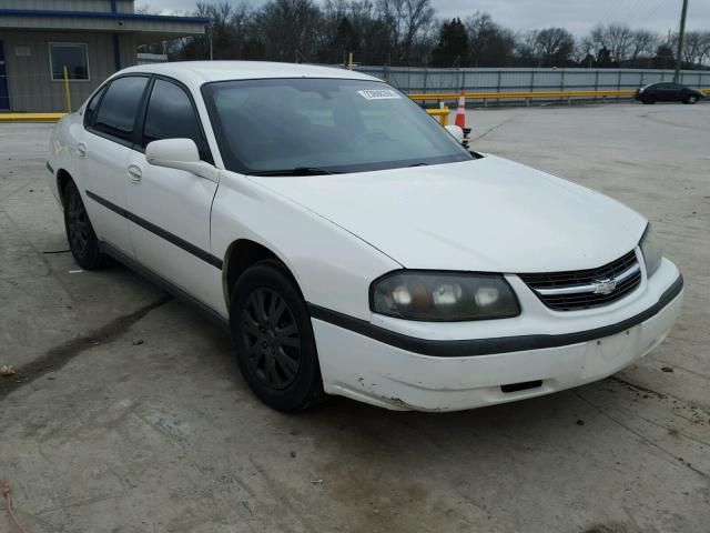 2G1WF55E159366047 - 2005 CHEVROLET IMPALA WHITE photo 1