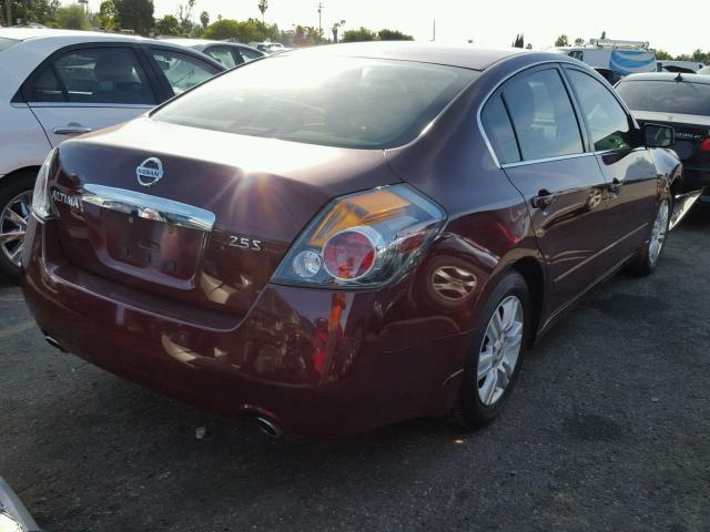 1N4AL2AP4AN508162 - 2010 NISSAN ALTIMA BAS BURGUNDY photo 4