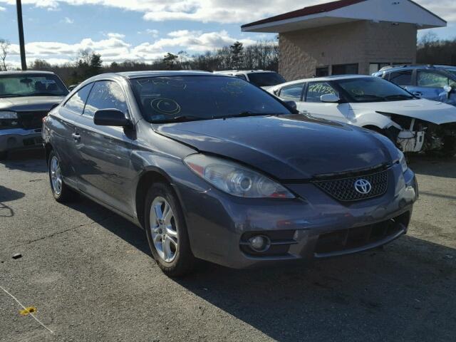 4T1CE30P28U762243 - 2008 TOYOTA CAMRY SOLA GRAY photo 1