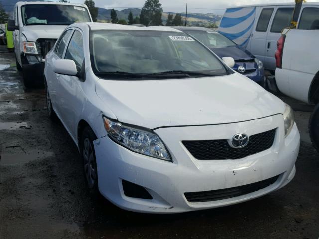 JTDBL40E399080129 - 2009 TOYOTA COROLLA BA WHITE photo 1