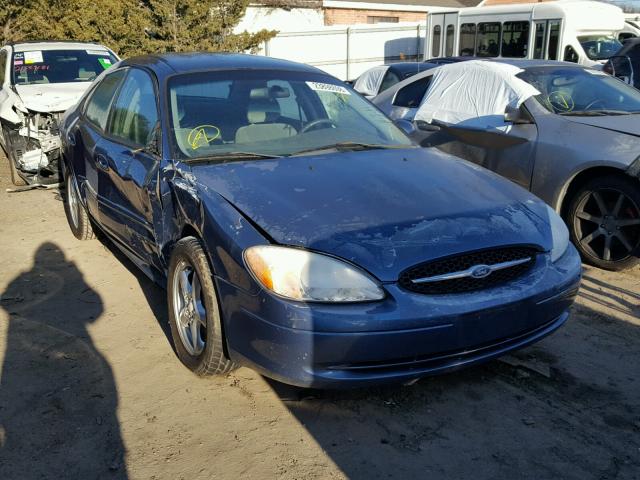 1FAFP53U52G191612 - 2002 FORD TAURUS SE BLUE photo 1