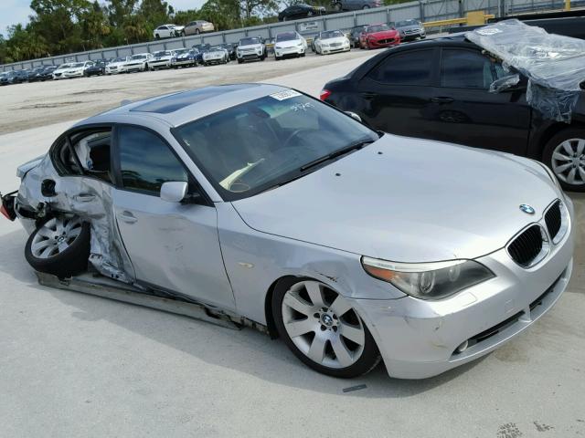 WBANA73574B061730 - 2004 BMW 530 I SILVER photo 1