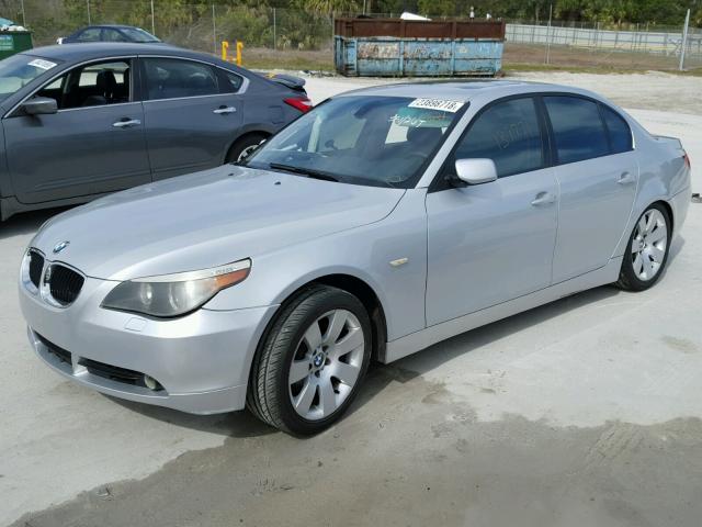 WBANA73574B061730 - 2004 BMW 530 I SILVER photo 2