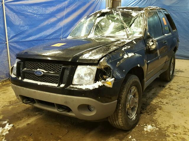 1FMZU70E02UD36612 - 2002 FORD EXPLORER S BLACK photo 2