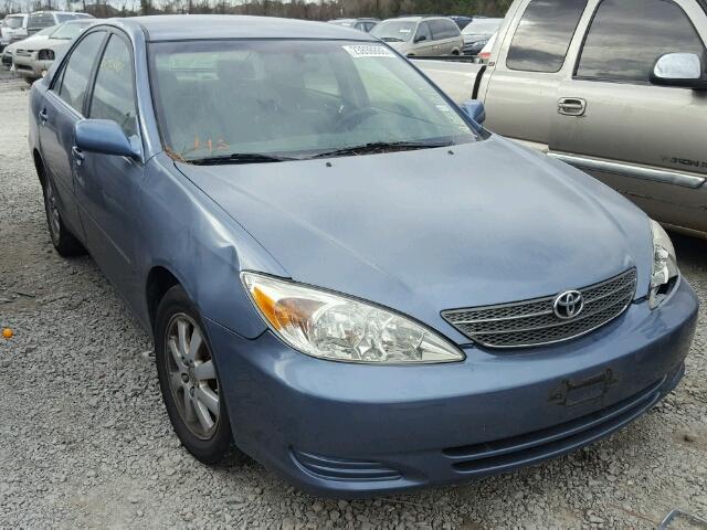 JTDBE32K330178354 - 2003 TOYOTA CAMRY LE BLUE photo 1