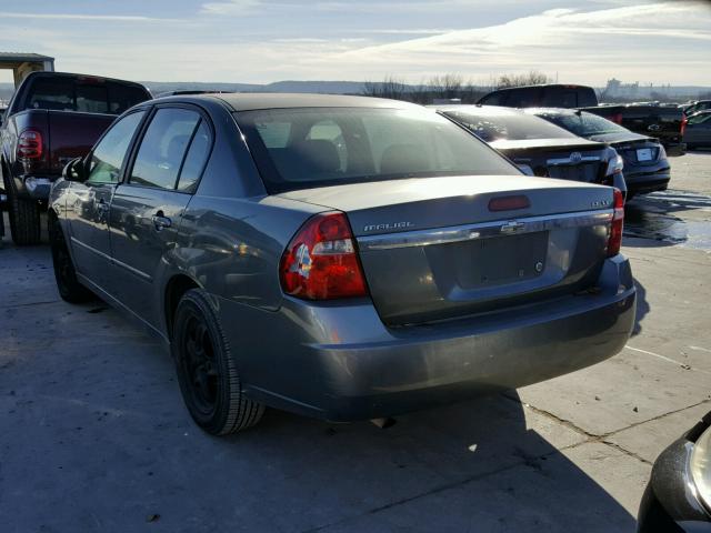 1G1ZT51866F123347 - 2006 CHEVROLET MALIBU LT GRAY photo 3