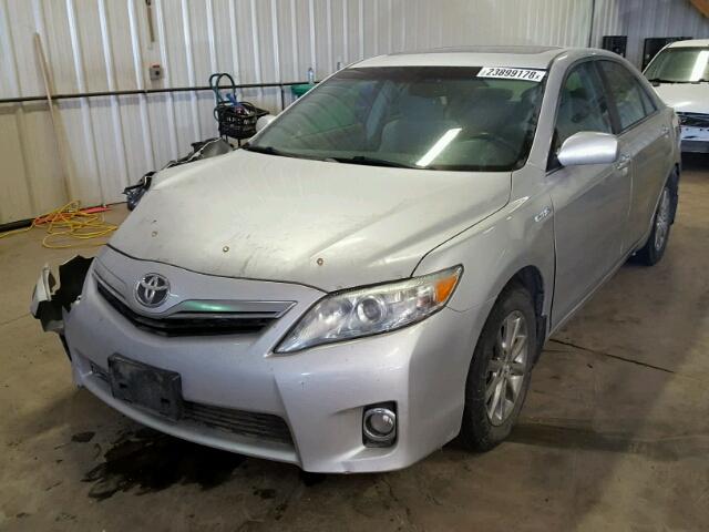 4T1BB3EK5BU126473 - 2011 TOYOTA CAMRY HYBR SILVER photo 2