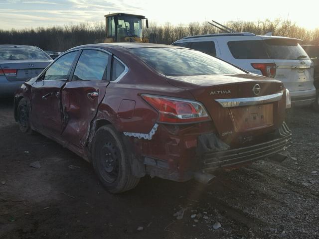 1N4AL3AP4FN391132 - 2015 NISSAN ALTIMA 2.5 MAROON photo 3