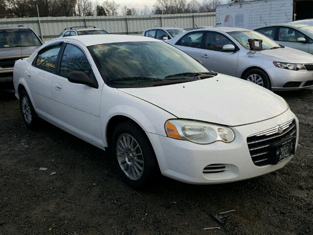 1C3EL46T44N167190 - 2004 CHRYSLER SEBRING LX WHITE photo 1