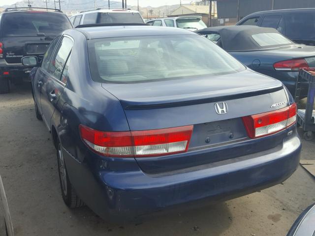 1HGCM66523A030351 - 2003 HONDA ACCORD EX BLUE photo 3