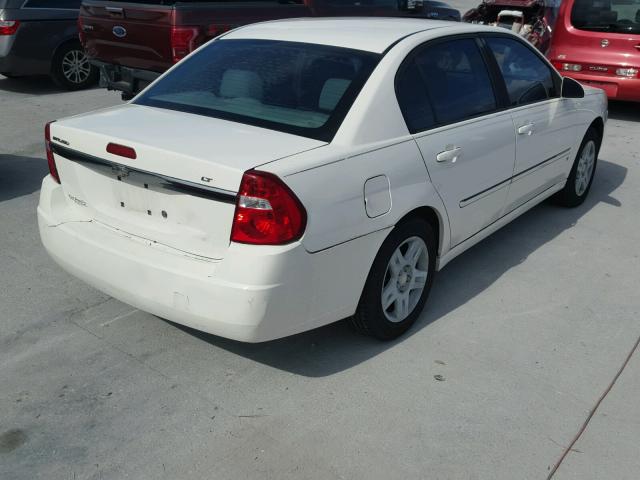 1G1ZT51F56F188110 - 2006 CHEVROLET MALIBU LT WHITE photo 4