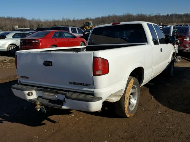 1GCCS19X2XK116392 - 1999 CHEVROLET S TRUCK S1 WHITE photo 4