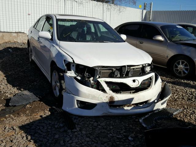 4T1BK3EK1AU606329 - 2010 TOYOTA CAMRY SE WHITE photo 1