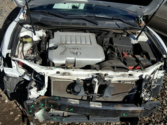 4T1BK3EK1AU606329 - 2010 TOYOTA CAMRY SE WHITE photo 7