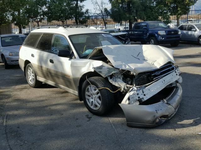 4S3BH665427639547 - 2002 SUBARU LEGACY OUT WHITE photo 1