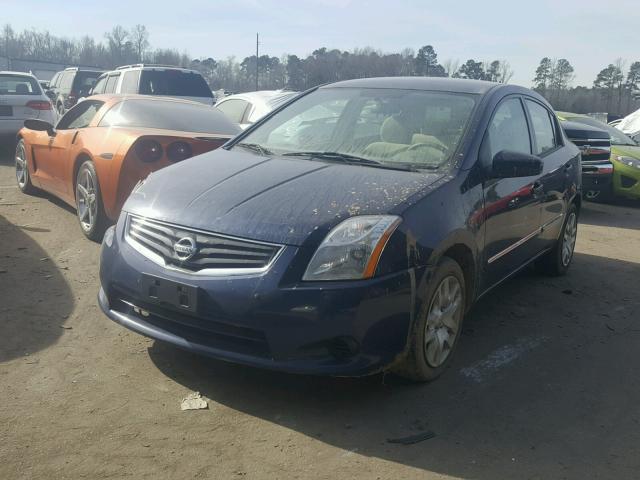 3N1AB6AP0CL616644 - 2012 NISSAN SENTRA 2.0 BLUE photo 2