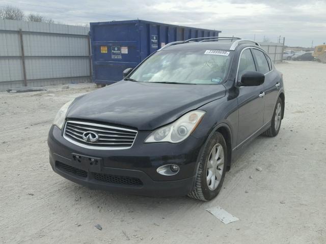 JNKAJ09F99M951648 - 2009 INFINITI EX35 BASE BLACK photo 2