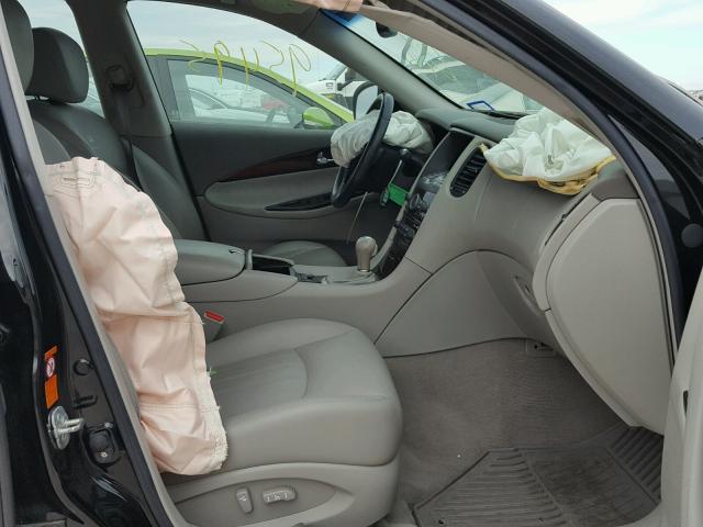 JNKAJ09F99M951648 - 2009 INFINITI EX35 BASE BLACK photo 5