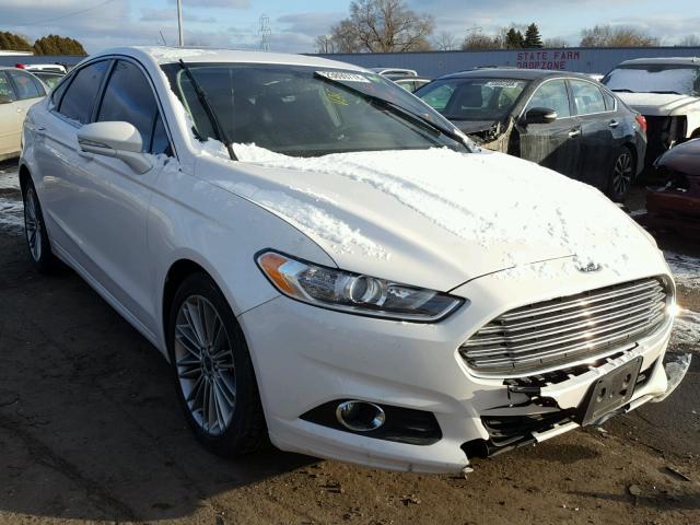 3FA6P0HR4DR154165 - 2013 FORD FUSION SE WHITE photo 1