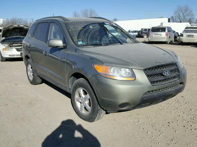 5NMSG13D28H147859 - 2008 HYUNDAI SANTA FE G GREEN photo 1