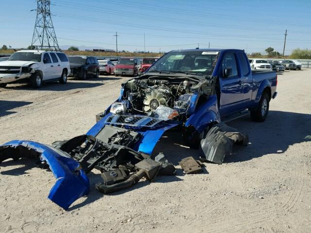 1N6AD0CW3FN723438 - 2015 NISSAN FRONTIER S BLUE photo 2