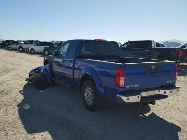 1N6AD0CW3FN723438 - 2015 NISSAN FRONTIER S BLUE photo 3